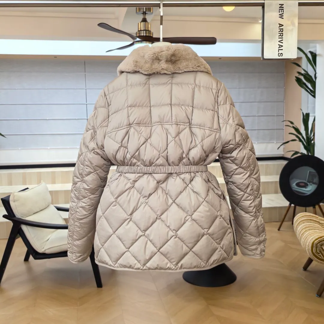 【Original 】Moncer｜ SS 26 Cygne Diamond- Quilted Short Down Jacket ， ， ， #T 119# Size: 0123